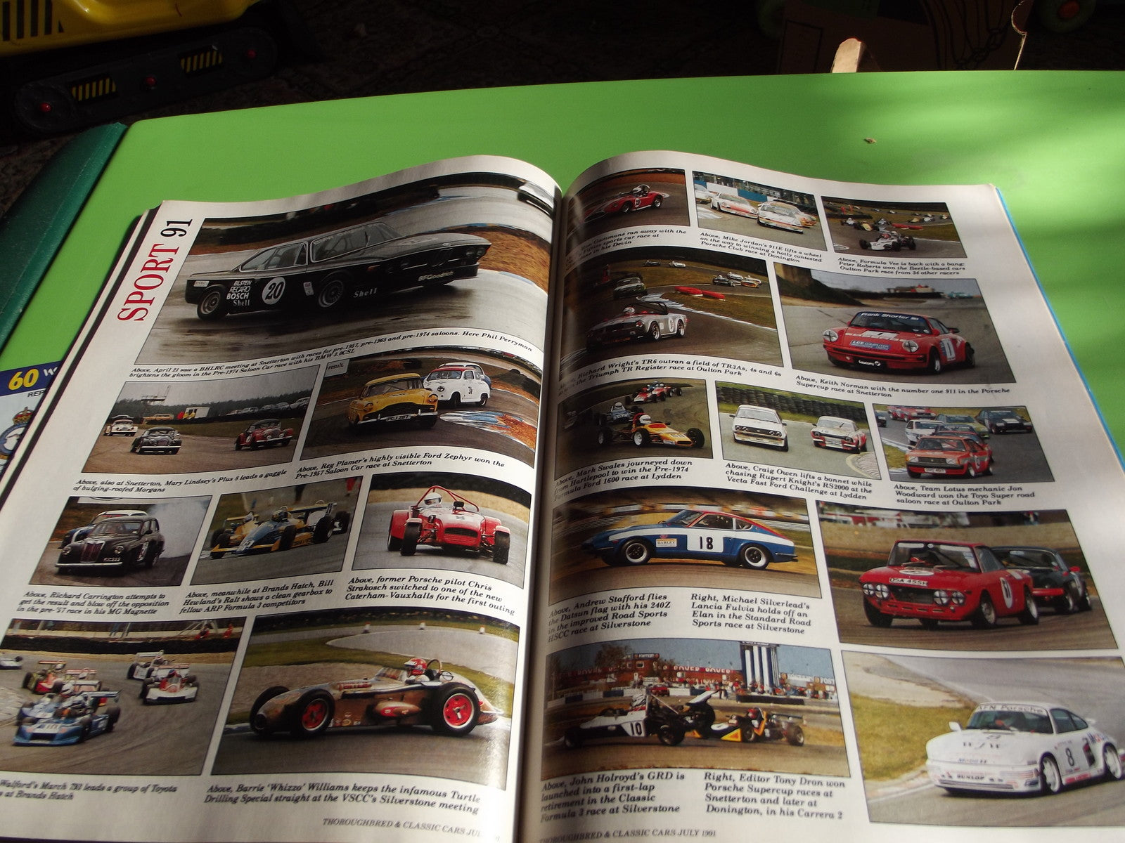 CLASSIC CARS MAGAZINE JULY 1991 #c34