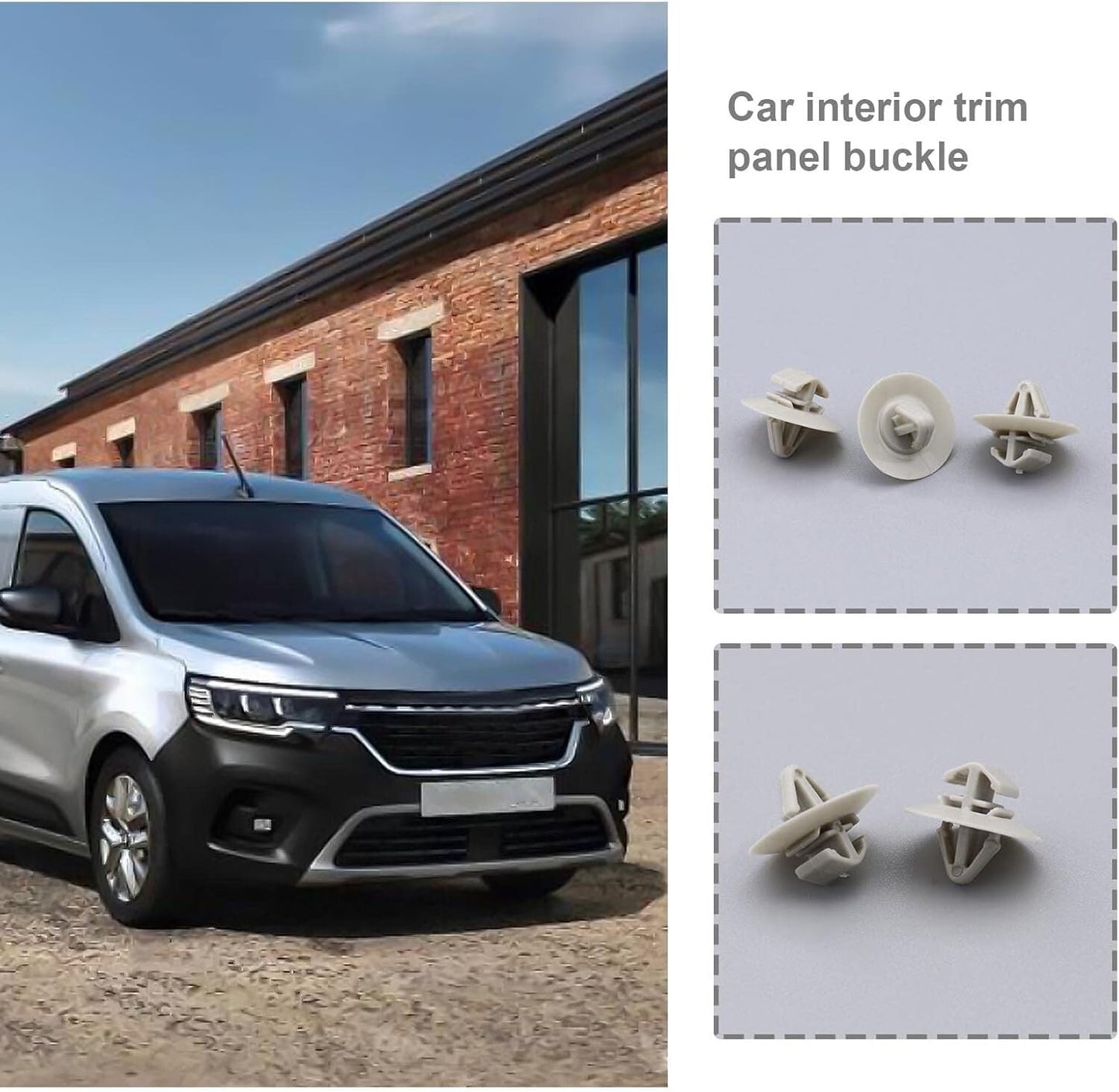 RENAULT Clips Trim Panel Fastener Side Moulding  x15 Pcs Kangoo Master Scenic20