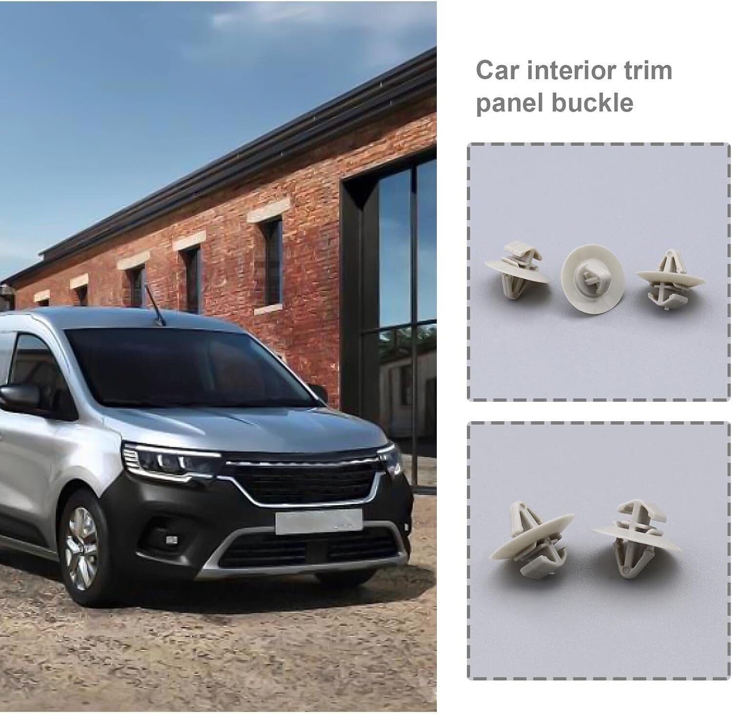 RENAULT Clips Trim Panel Fastener Side Moulding  x15 Pcs Kangoo Master Scenic20