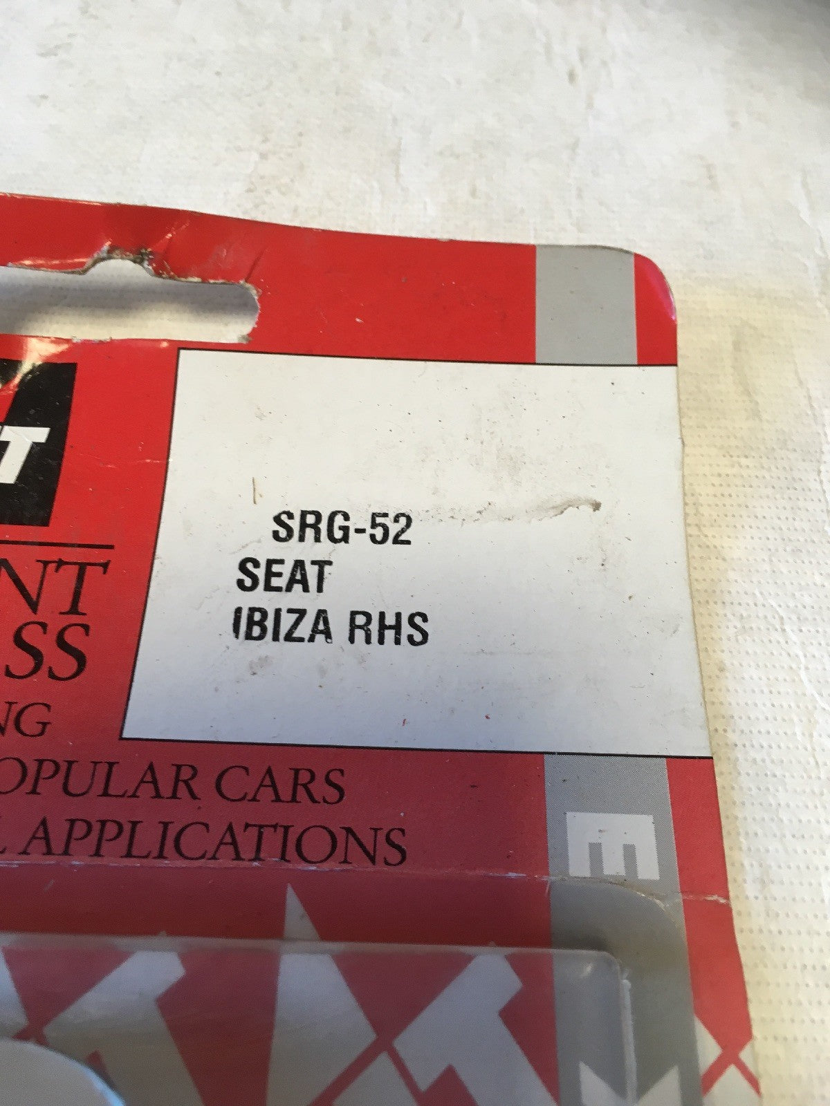 Seat Ibiza Malaga 85-92 Right Side Replacement Door Wing Mirror glass1