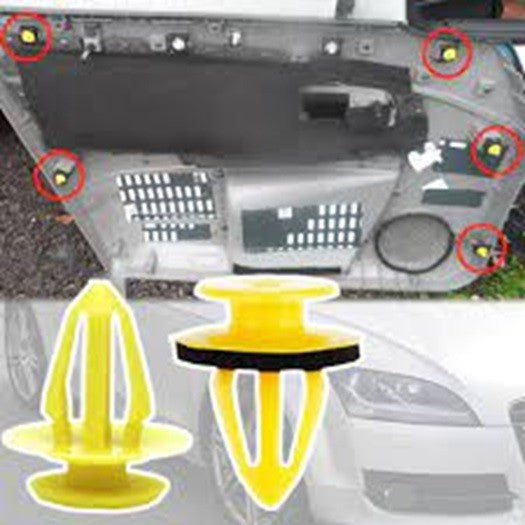 Trim Card Panel Interior Fixing Fastener Clips - 20 Pack Ford Focus & Transit11