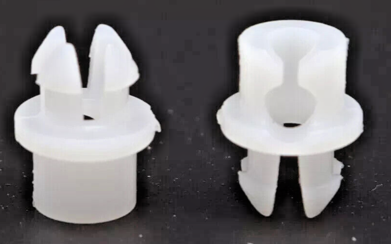 AUDI Door Lock Rod Connector Grommet Clips 2 pcs Fits - A3 A4 A6 A8 1007