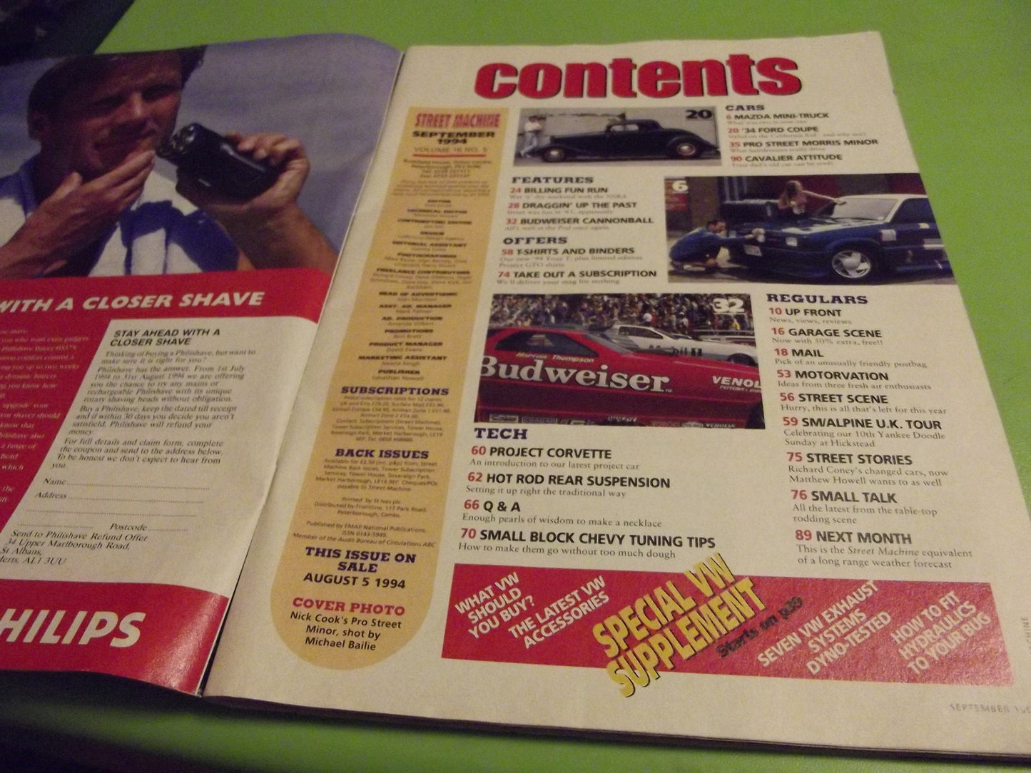 STREET MACHINE  MAGAZINE SEPTEMBER 1994   #c21