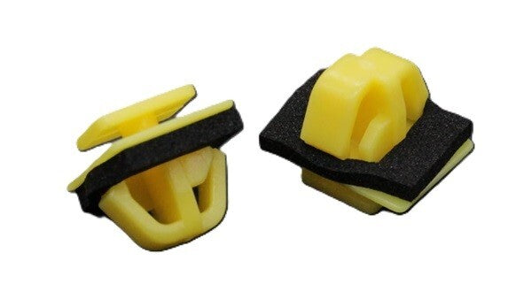Kia Hyundai Exterior Body Side Moulding Trim Skirt Cover Clip Yellow X15 Pcs15