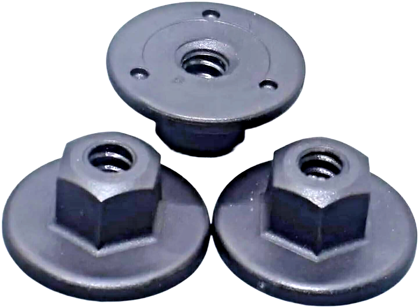 10mm Hex Head Plastic Flanged Nut x10 pcs Arch Liner Splash Guard Underbody Tray20