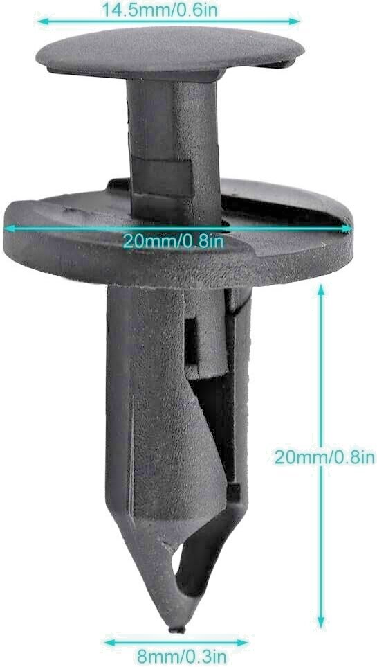 Trim Fixing Rivet Volkswagen Audi Bodywork Under Tray Wheel Arch x10 8E08252676