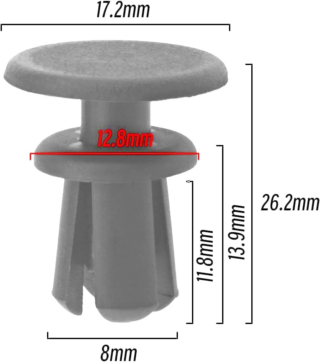 BMW Trim Clips Push Fit Interior Fastener 51498166702 1 2 3 4 5 6 7 X Series x204