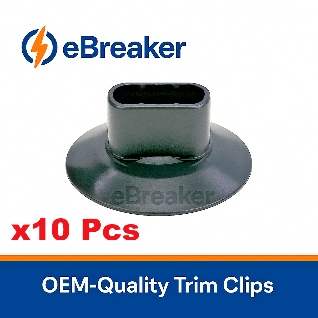 Renault Arch Liner Trim Stud Retaining Clip Black - Fits 02-2026 Models Pack #100