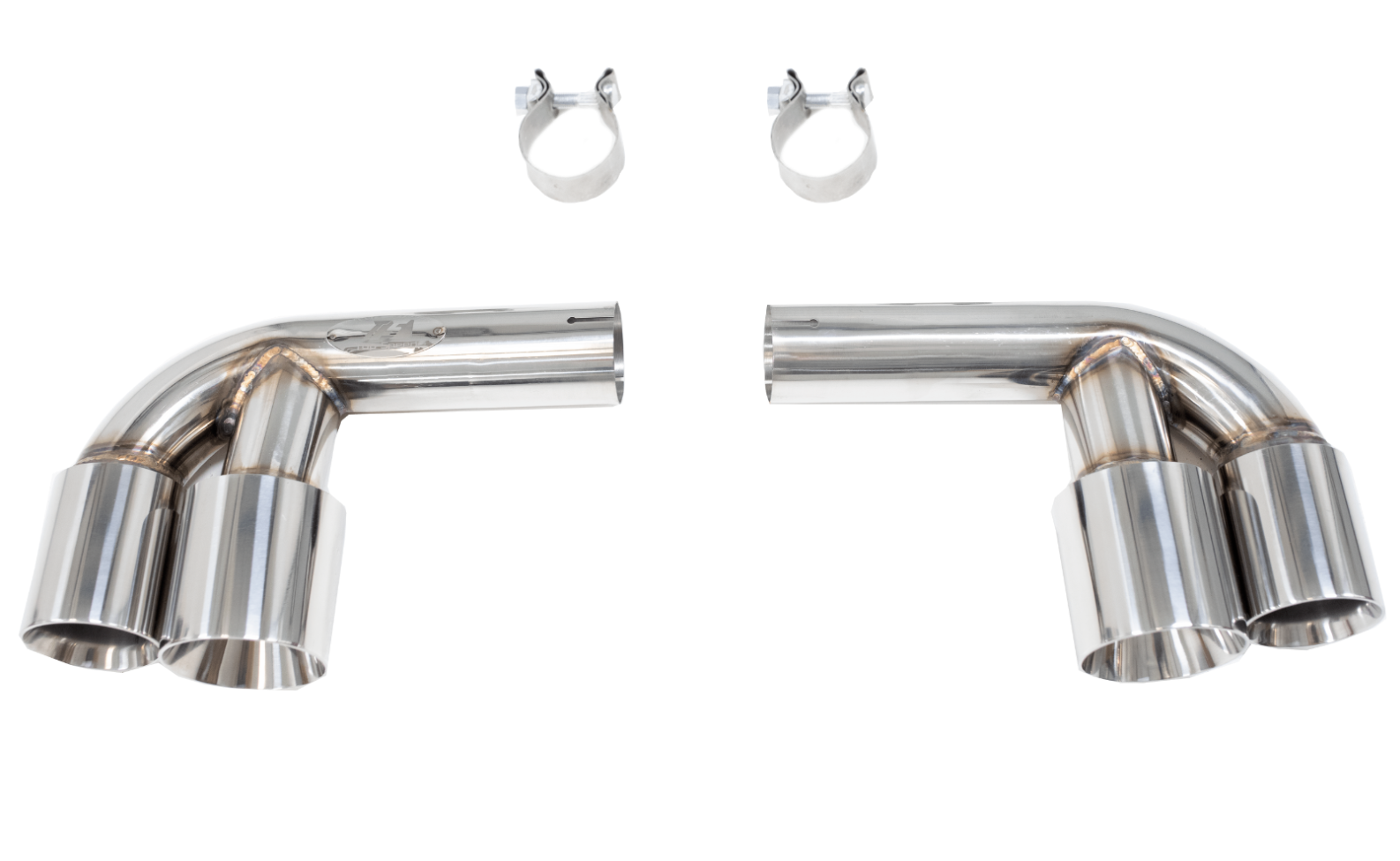 Silencer Delete Bypass  Exhaust  Cup Car Exit Pipes for PORSCHE 997 911 PSR9Line0