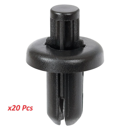 5mm Plastic Rivet Trim Clips x20 Honda Yamaha Suzuki Kawasaki Bike Fairing Panel0