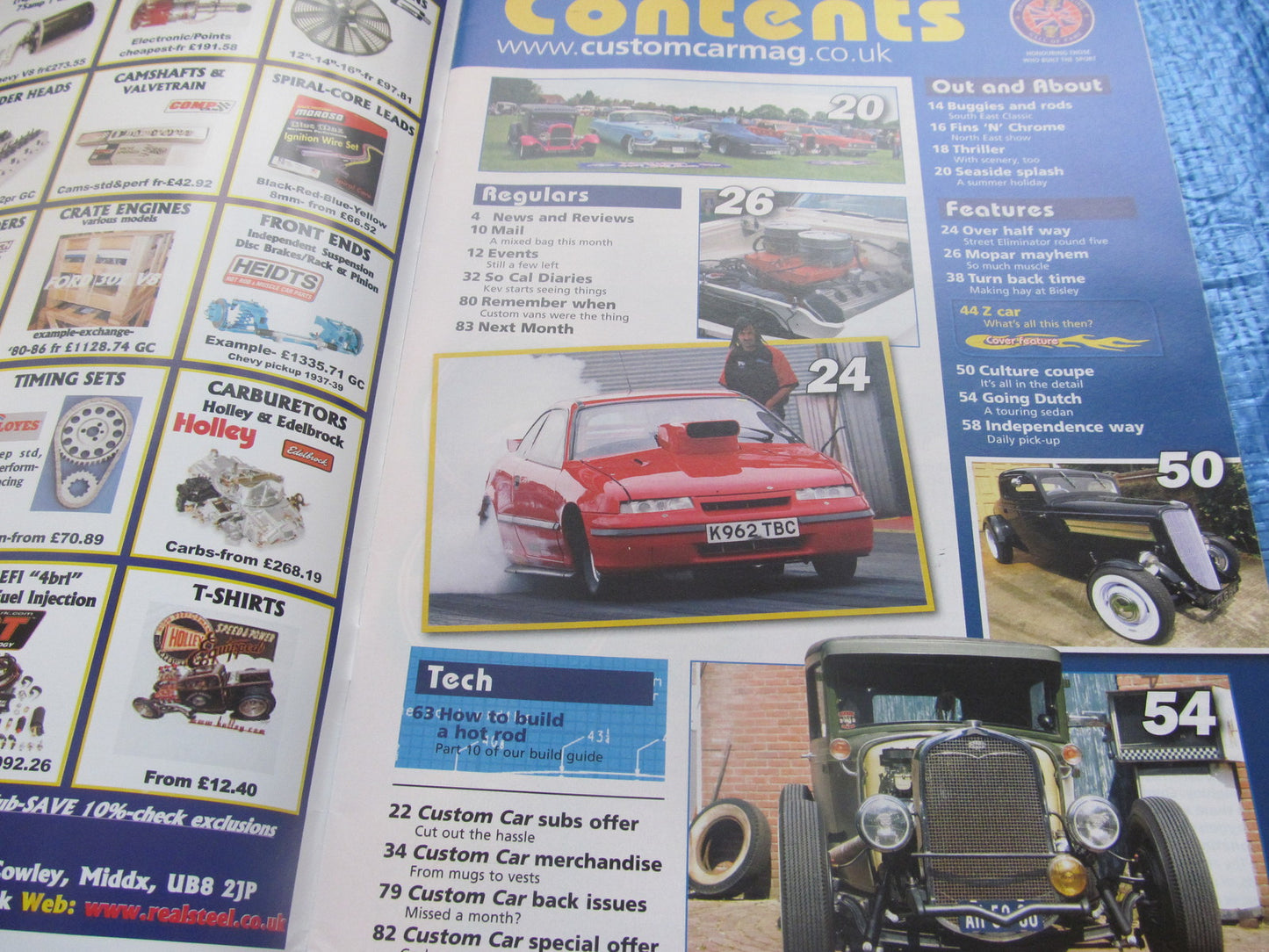 CUSTOM CAR MAGAZINE OCTOBER 2010 / SO CAL PICK UP ZODIAC MOPAR NATS #bk11