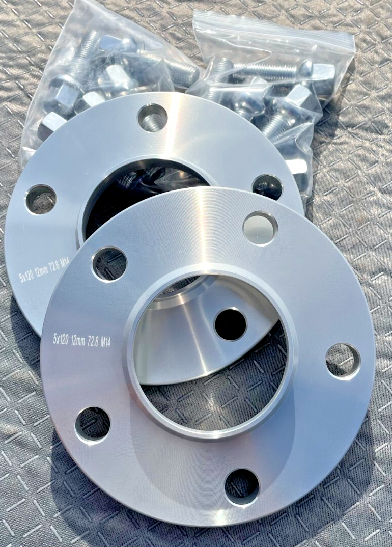 BMW Wheel Spacers 12mm 4x Hubcentric with Extended Bolts Suit all F & G Series .0