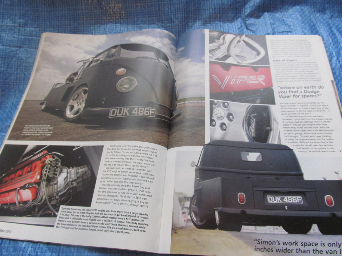 CUSTOM CAR MAGAZINE SEPTEMBER 2010 / HEMI COUPE V8 MODEL A FORD DEADSLED   #bk13