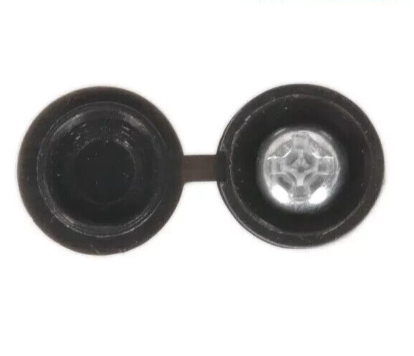 Registration Plate Fitting Kit Screws Cap White Yellow Black UK Car Van Bike Set16