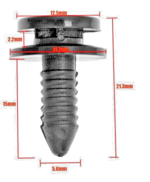 Interior Trim Panel Door Card Clip - VW AUDI SEAT SKODA 3B0867333 x10Qty12