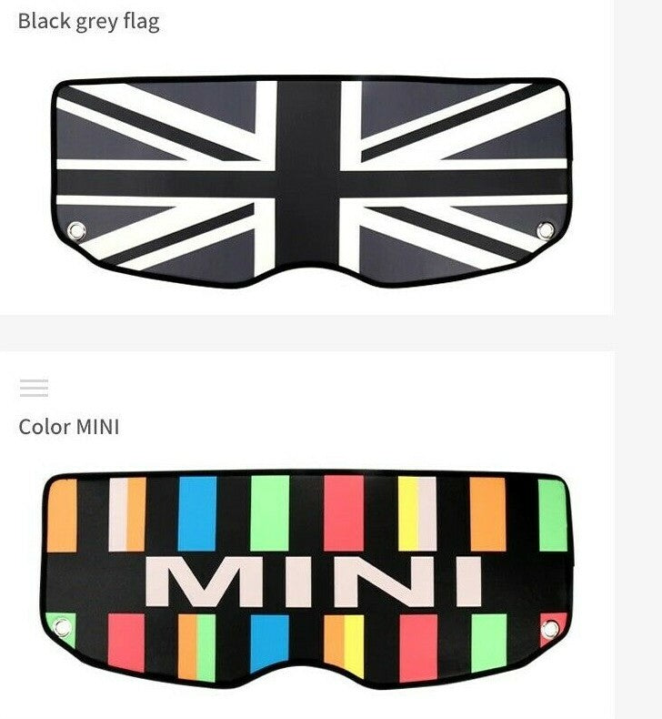 Parcel Shelf Leather Pad Union Jack Grey For Mini R56 2006 - 20147