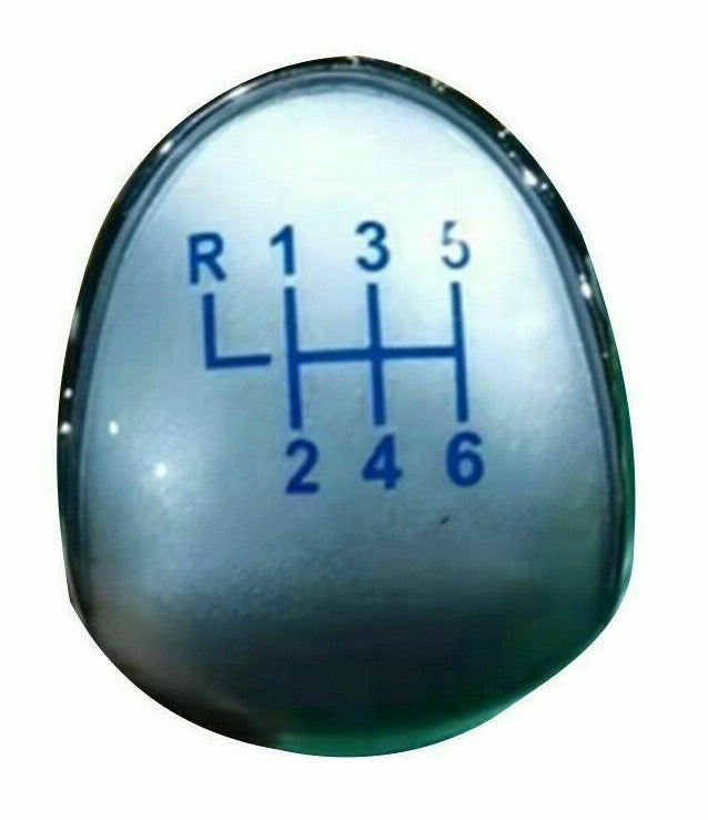 6 Speed Gear Stick Knob Cap Cover BLUE Pattern For FORD FIESTA FOCUS ST TRANSIT 0