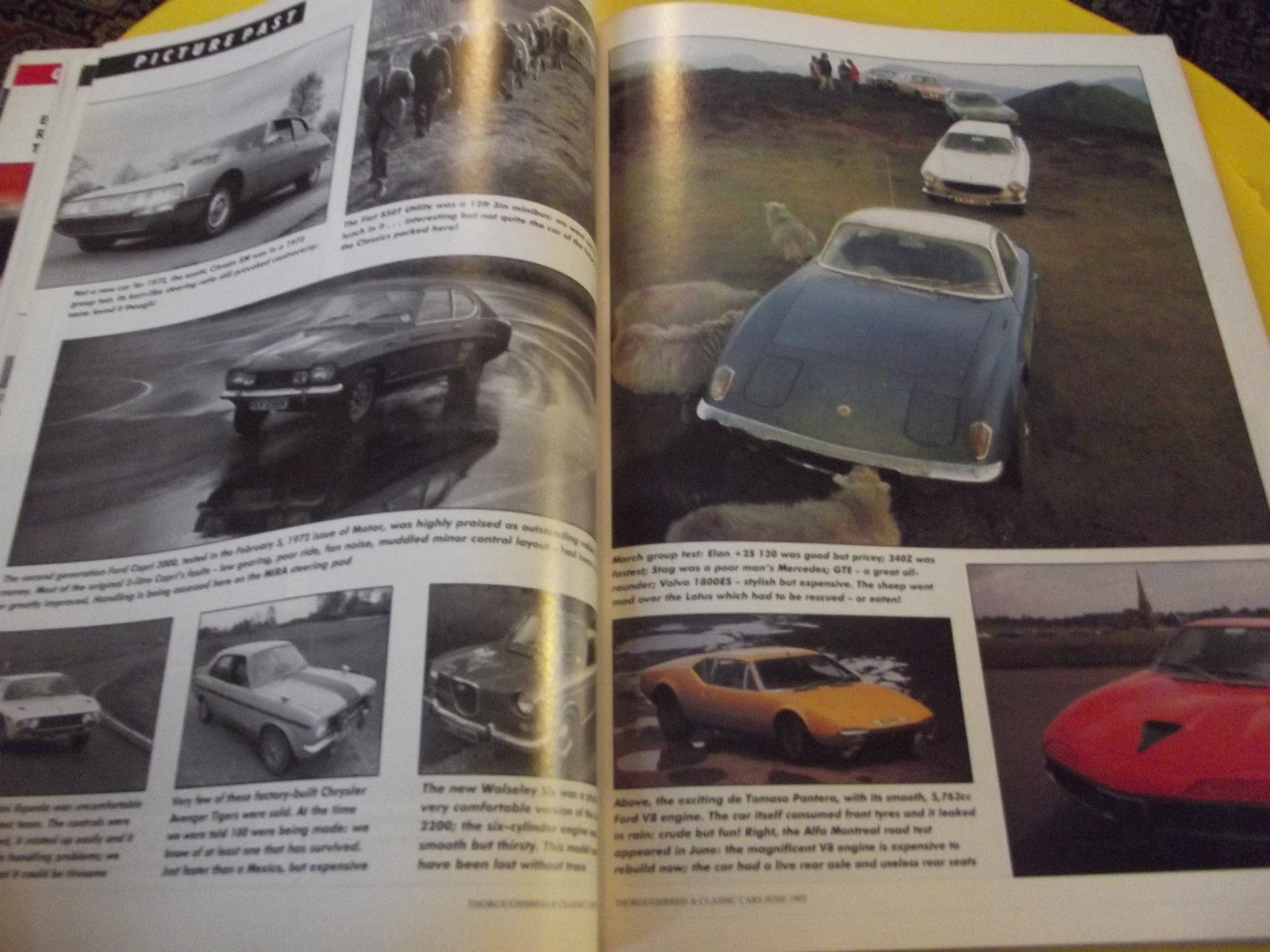 CLASSIC CARS MAGAZINE JUNE 1992 #c35