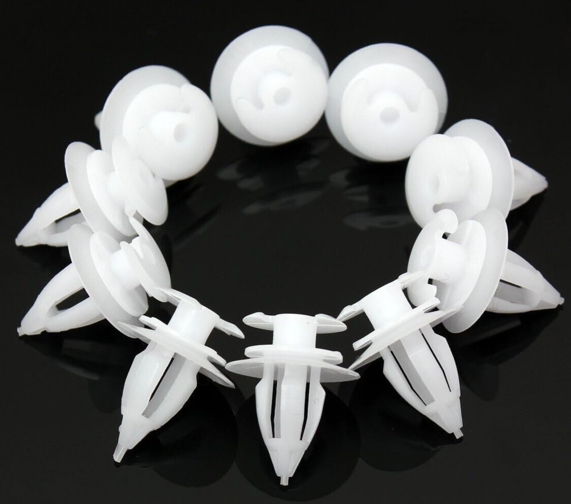 BMW Door Panel Trim Card Retainer Clip Plastic Fixing Fastener O.E 1973500 15pcs2