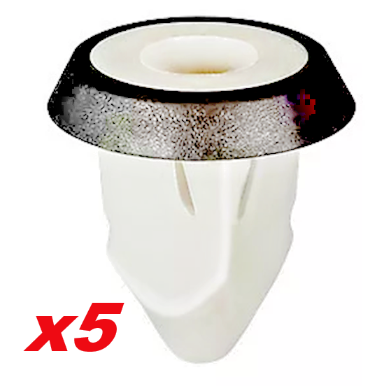 Bodywork Trim and Number Plate & Arch Fixing Grommet x5 Pcs BMW 5,6,7,X,Z Series0