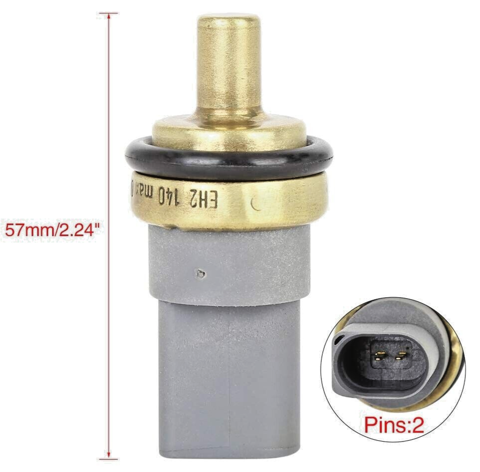 Coolant Temperature Sensor Sender PORSCHE Group 99760641000, 955106125012