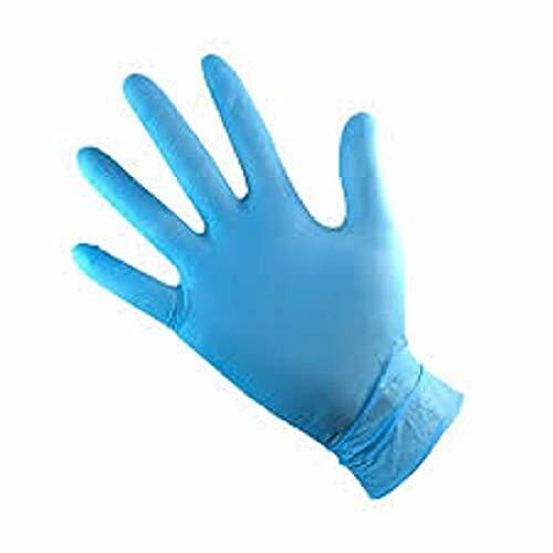 Blue Vinyl Disposable Gloves Powder Free Blue 100 XL Cheapest Ever Clearance0