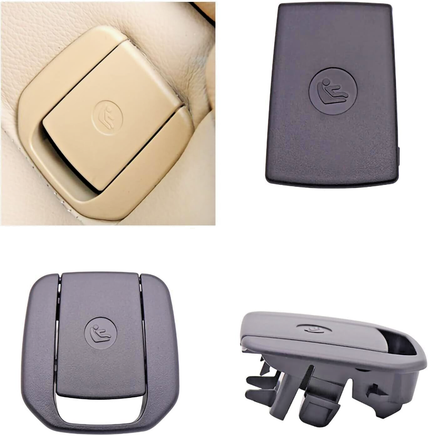 BMW Isofix Cover Black Fits F20 F21 F22 F23 F30 F31 F32 F34 F877