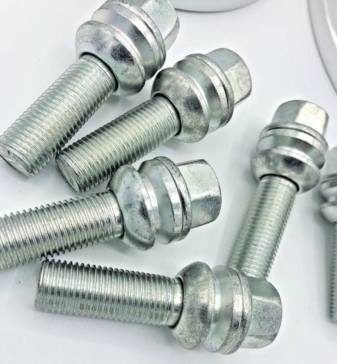 Porsche Wheel Spacers 7mm + Extended OE Bolts Set Of 2 in Silver 5x130 PSR9Line5