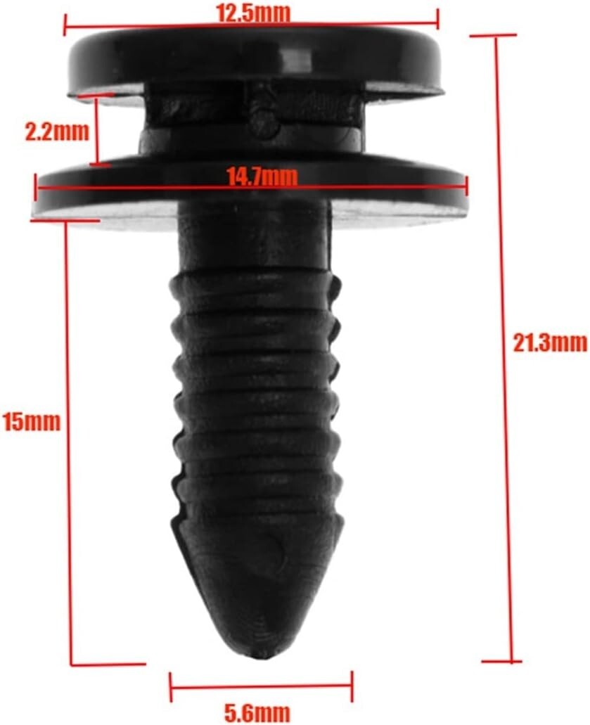 INTERIOR TRIM PANEL MOUNTING FASTENER CLIP - PORSCHE 3B0867333 10 Qty1