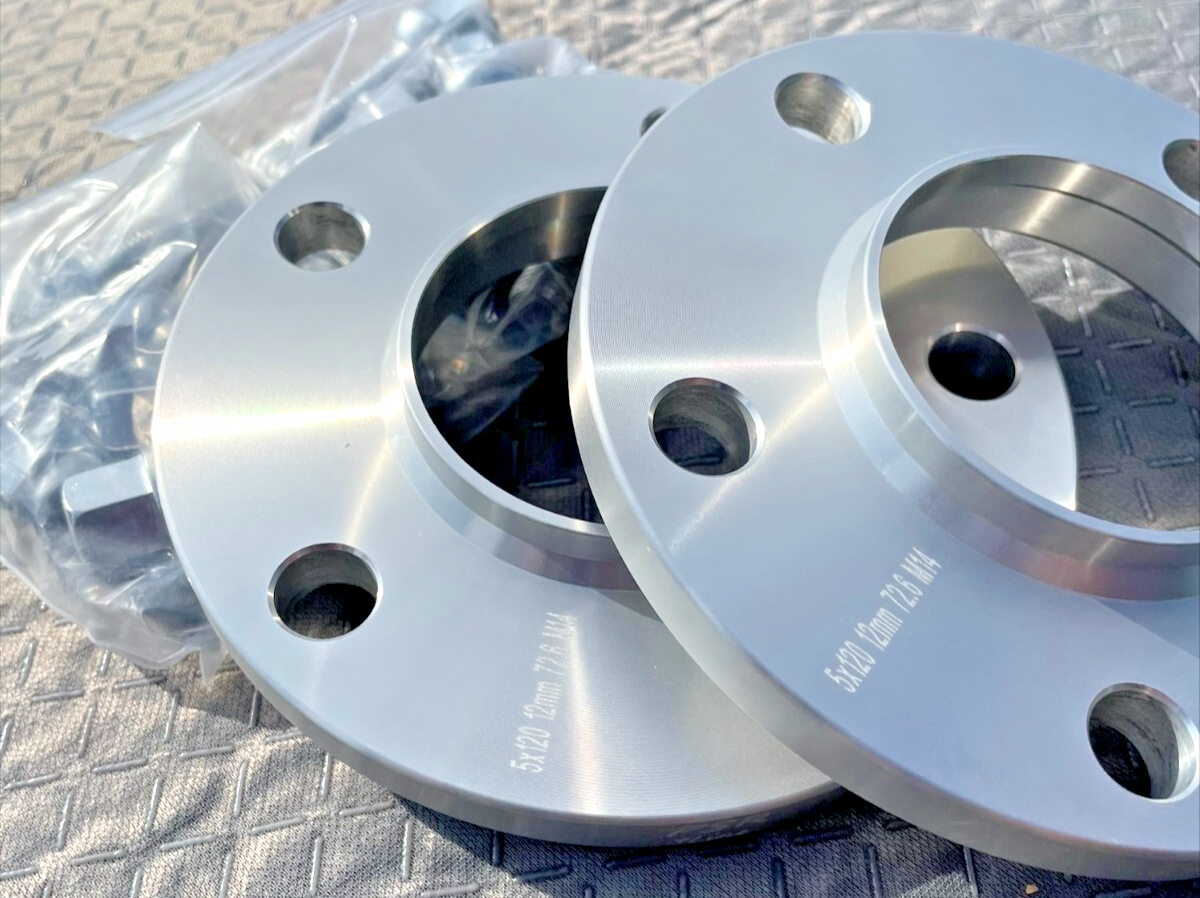 BMW Wheel Spacers 12mm F/G-Series Hubcentric Pair 5x120 72.6mm M14 PSR9Line8