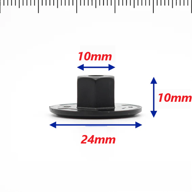 Hex Head Large Flanged Nut Arch Liner Splash Guard Underbody Weathersheild Trays1