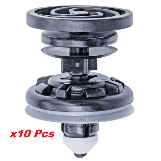 AUDI Interior Door Card Trim Panel Fastener Clips Sprung Head, x10 Pcs0