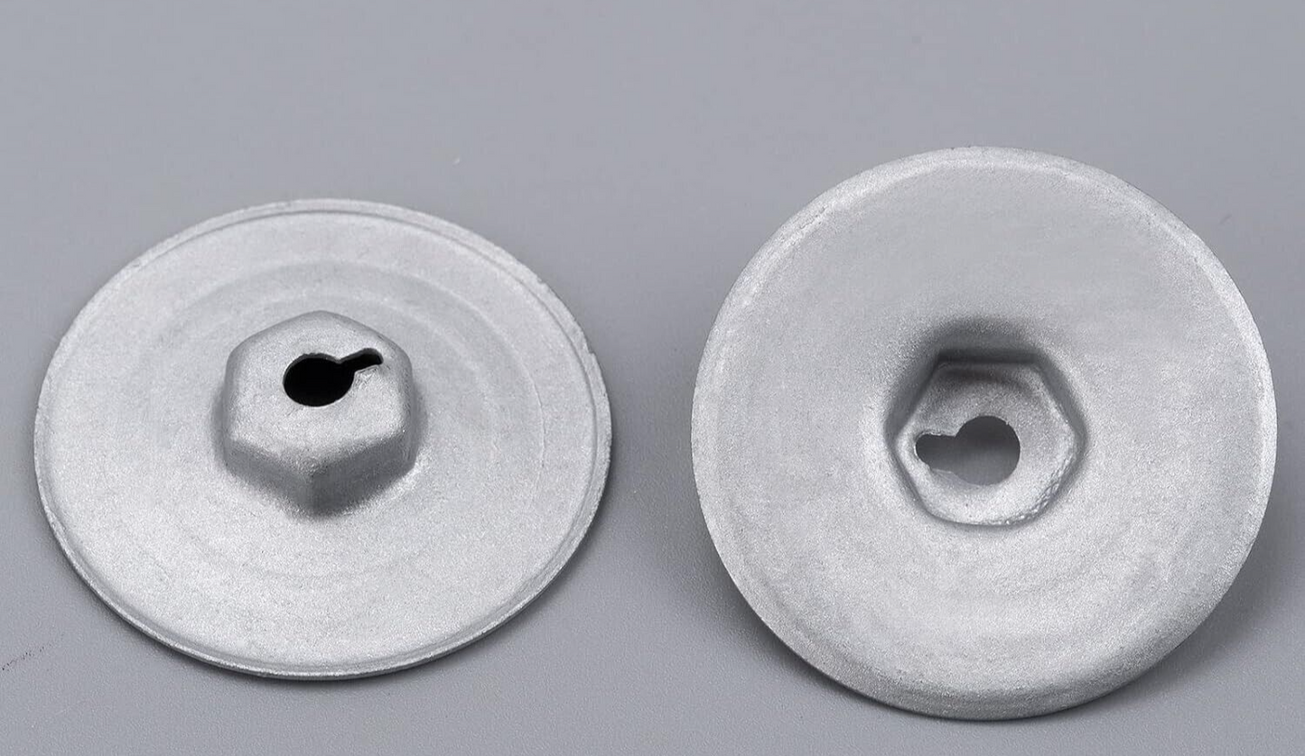 BMW Hex Head Heat Shield Press Stud Metal Washer 30mm Flange 07146949380 QTY x2012