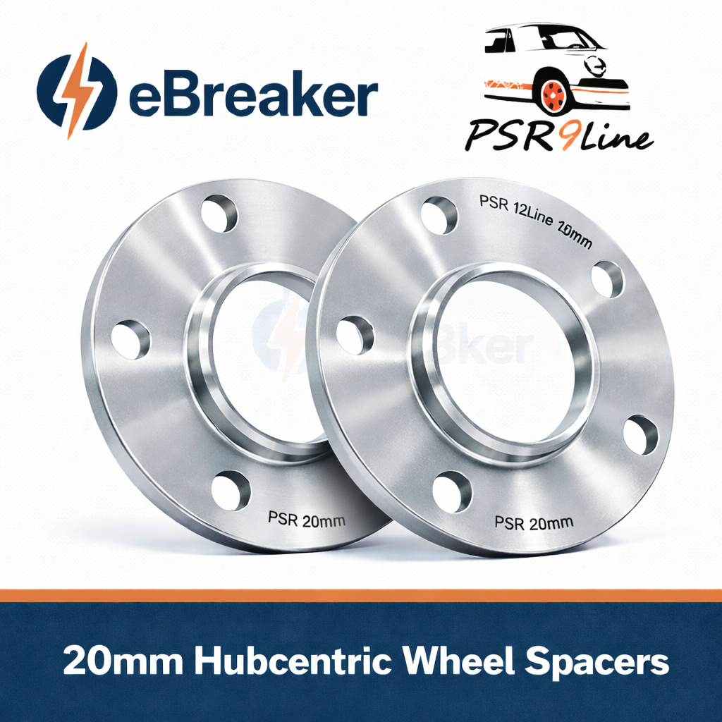 PORSCHE 20mm Wheel Spacers 5x130 Bolt on Kit Pair of 2  Precision Fit in Silver0