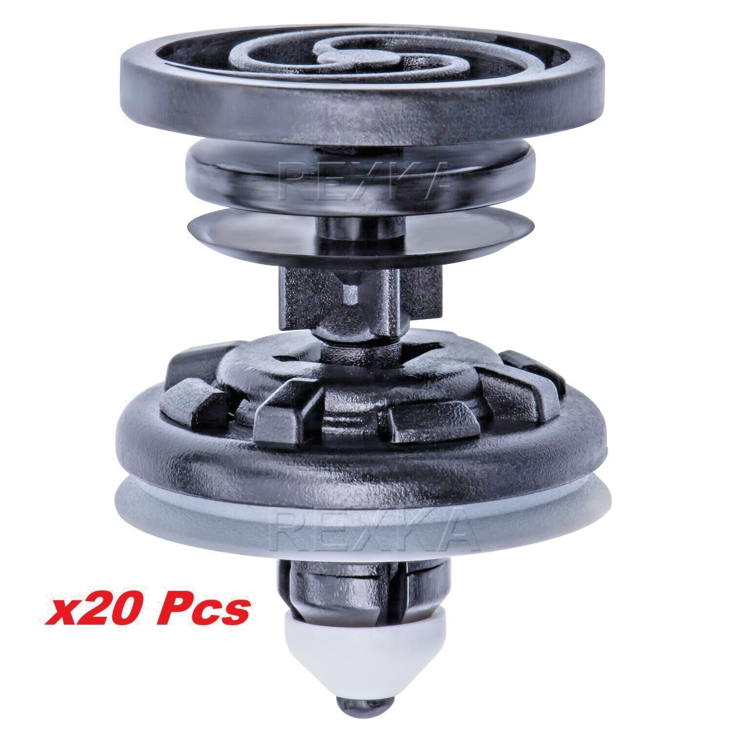 AUDI Interior Door Card Trim Panel Mounting Fastener Clips Sprung Head, x20 Pcs.0