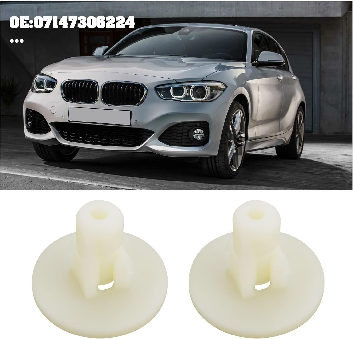 BMW Expanding Grommet Nut Trim Panel Clip - 1 2 3 4 5 6 7 8 & X1 X3 X5 X7 #10 Pc6