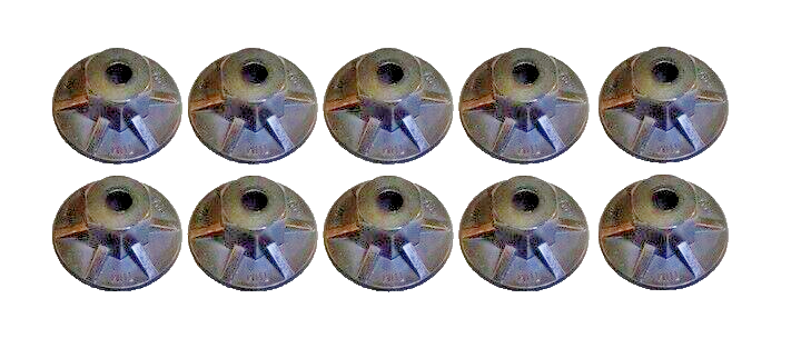 UNDERTRAY ARCH LINER SIDE SKIRT TRIM & BUMPER FIXING NUT AUDI N90757901 10Qty10