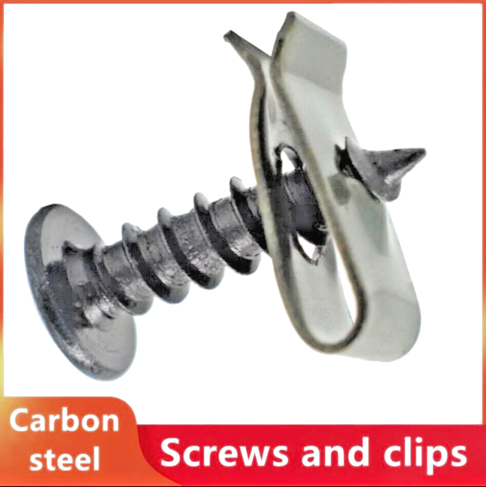 Bodywork Undertray Splashguard Speed Fastener Self Tapping Screws U Clips 10 Set5