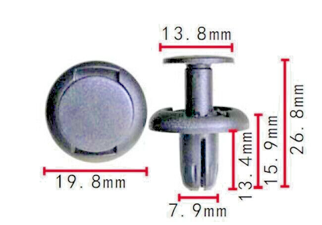 BMW Trim Clips Push Fit Expaning Rivets for Interior & Exterior Panel  Fastener.8