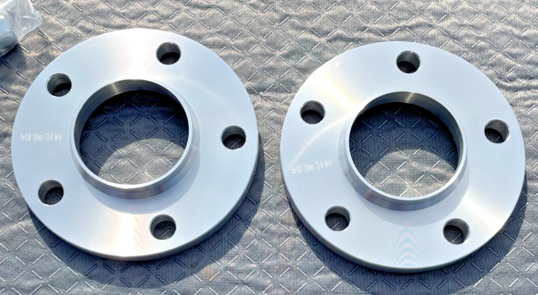 BMW Wheel Spacers 12mm 4x Hubcentric with Extended Bolts Suit all F & G Series .14