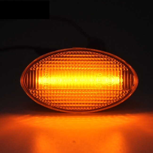 LED Side Indicator Clear Lens Repeater Lights For Mini R55 R56 R57 R58 R595