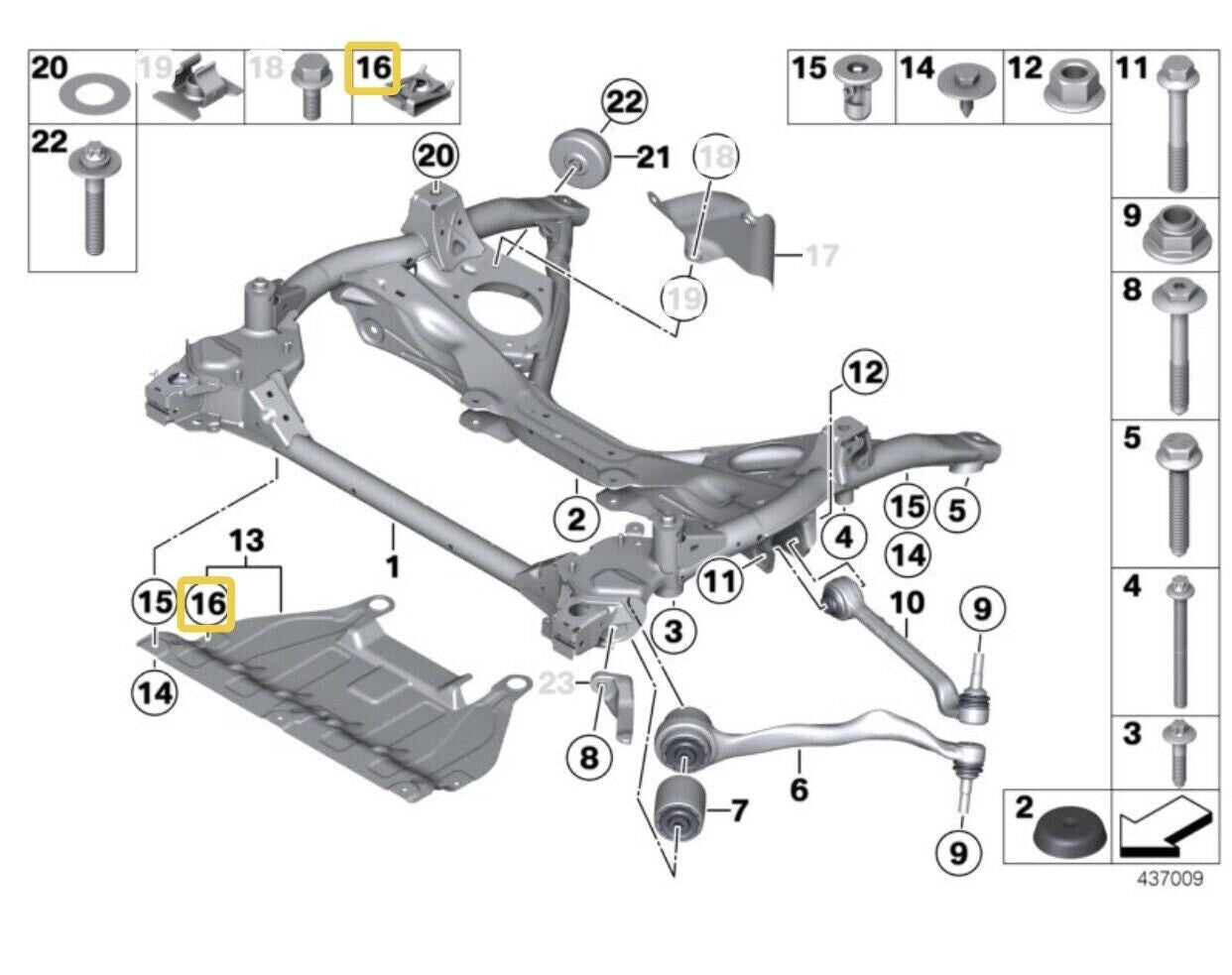 BMW C-Clip Sheet Metal Nut Clamp 1 3 4 5 6 7 SERIES 15x PCS 5171706577315