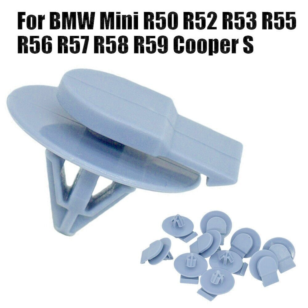 MINI BMW Wheel Arch Side Skirt Trim Clips x10, 2001-2014 R50 R53 R55 R56 R57 R580