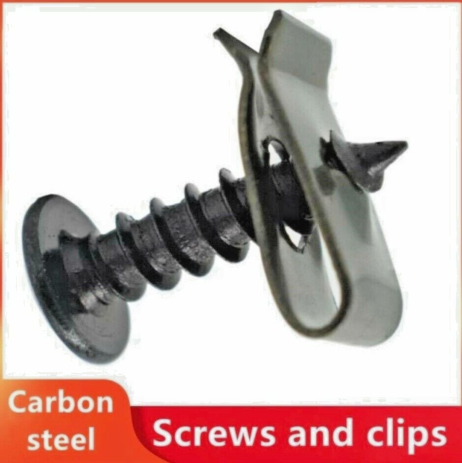 U Clip Speed Nut M4x20 Self Tapping Screws Undertray Splash Guard 10 Sets = 20pc8