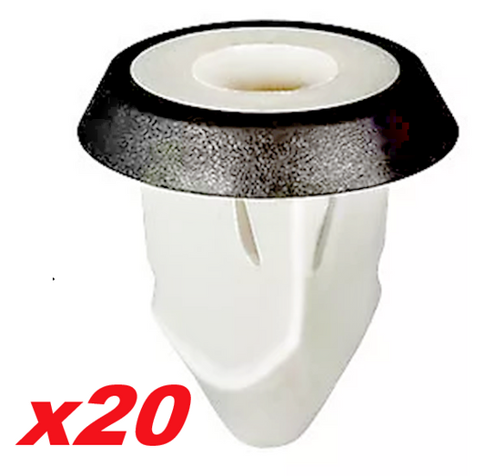 BMW Bodywork Trim and Number Plate Fixing Grommet x20 Pcs fit 1, 2, 3, 4 Series0