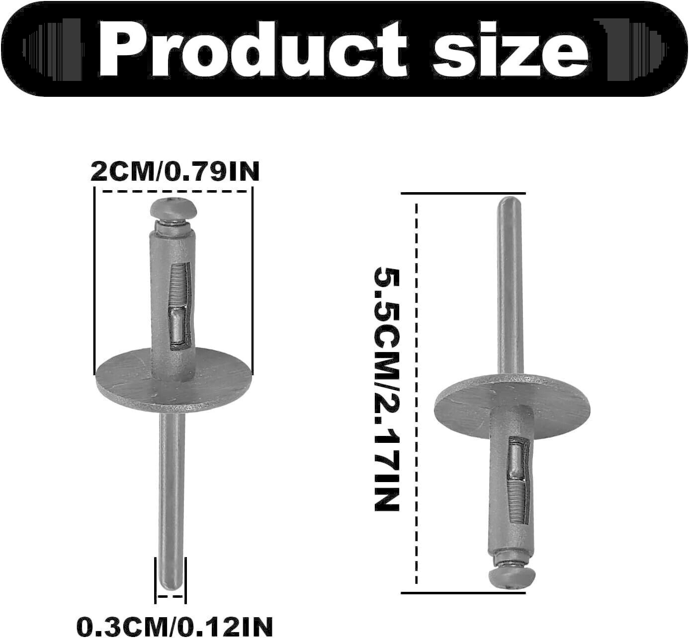 BMW X1 X2 X3 X4 X5 X6 F G Wheel Arch Flare Trim Clips 07147293278 Rivet 6mm x2011