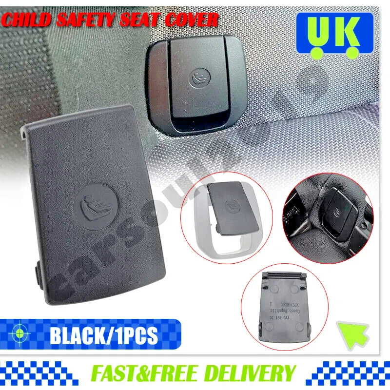 BMW Rear Seat ISOFIX Cover Black 17949110 7319686 For 1 2 3 X1 Series1
