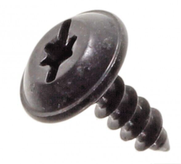 SEAT Slot Head Metal Torx Screw Trim fixing Clip Self Tapping Bolt Black 20 Pcs16