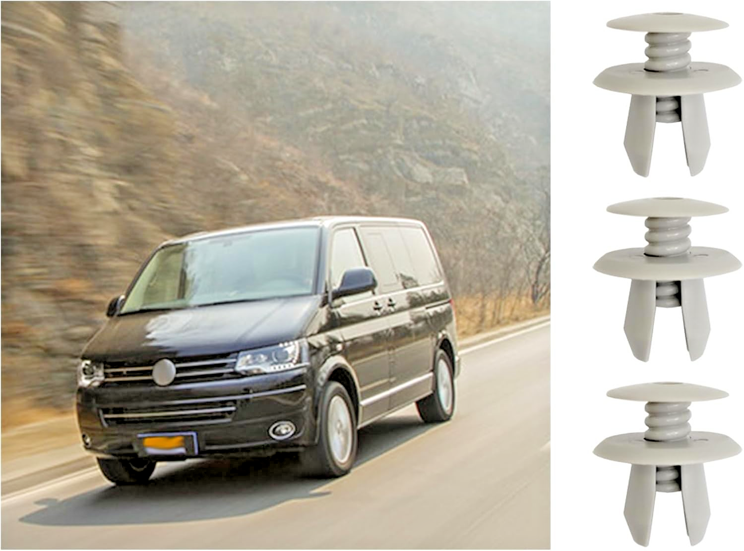 VW Expanding Screw Clip Rivet Fastener Interior Trim & Weather Shield Panels  x516