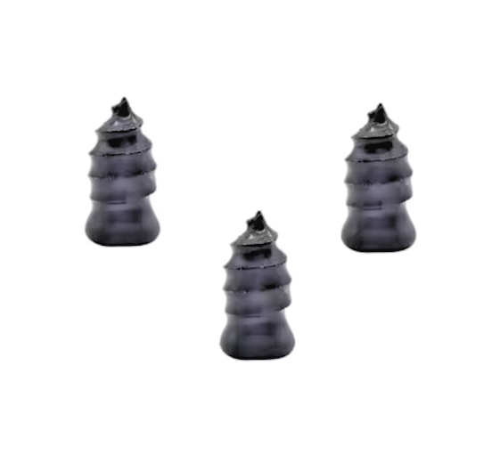 Tyre Repair Screws Kit – Quick Temporary Fix Plugs For Punctures # 2pcs 2 sizes.6